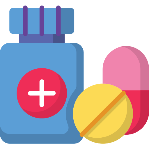 bmb parcels medicines flat icon